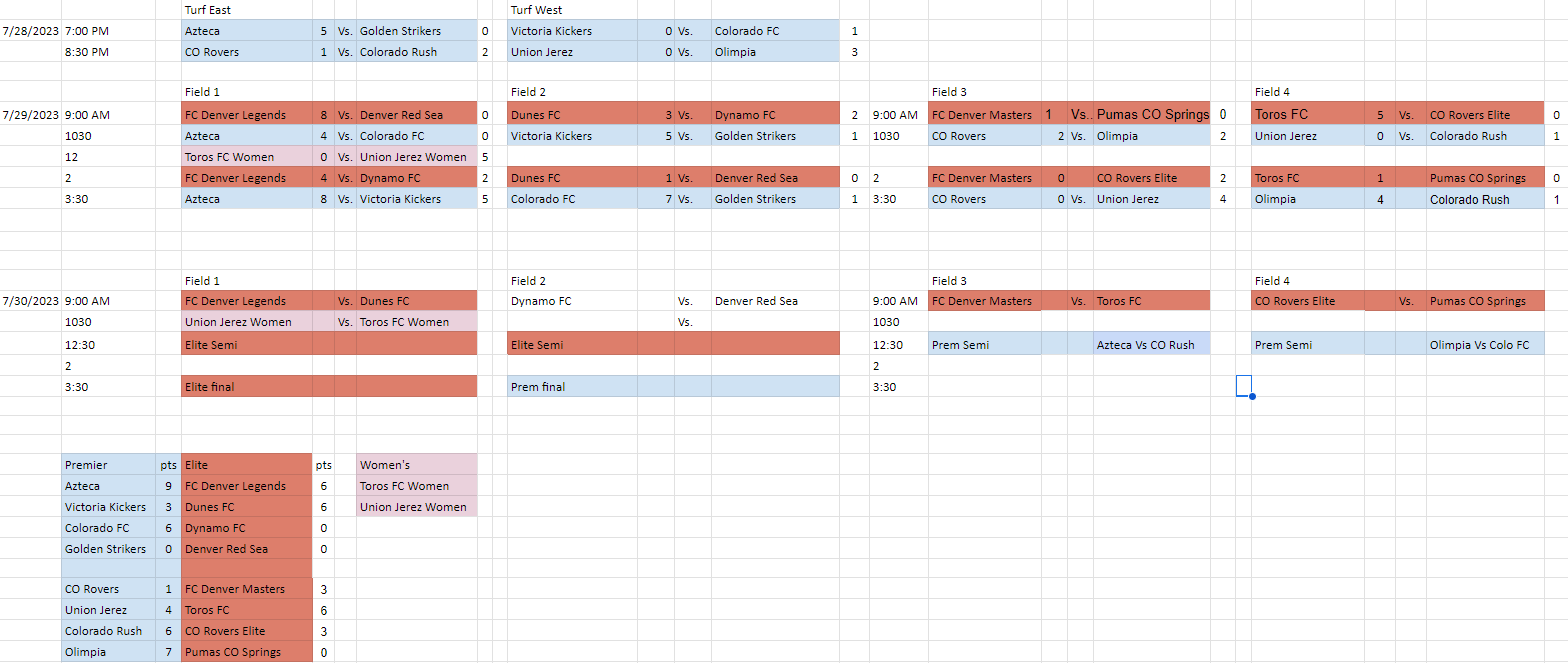 2023 State Cup Schedule Colorado State Cup